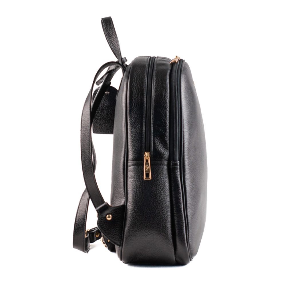 Mochila de Couro La Fenice Floter Preto 104676