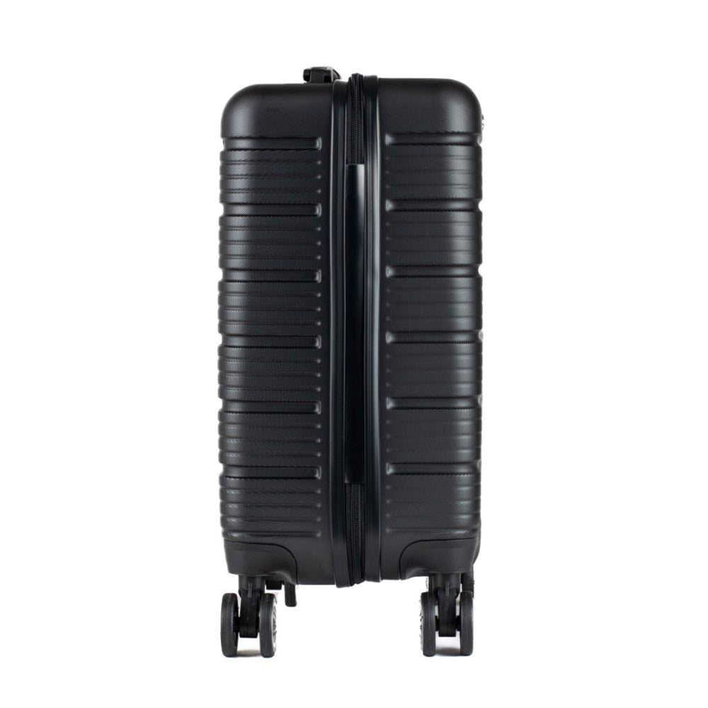 Mala de Bordo 10 Kg ABS 4 Rodas Antifurto La Fenice Sorrento Plus Preto 105130