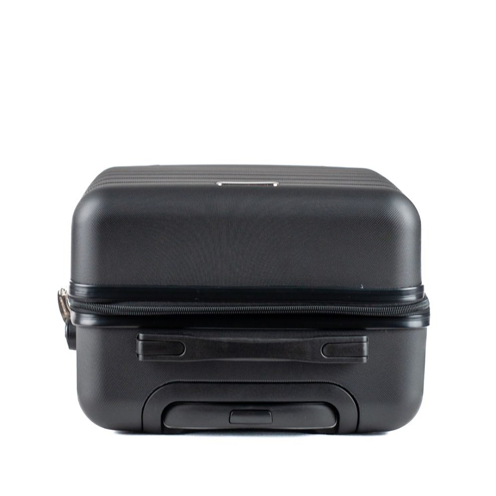 Mala de Bordo 10 Kg ABS 4 Rodas Antifurto La Fenice Sorrento Plus Preto 105130