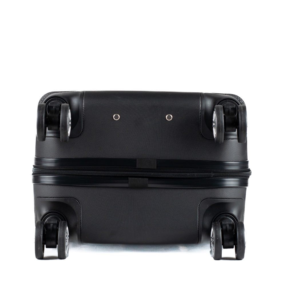 Mala de Bordo 10 Kg ABS 4 Rodas Antifurto La Fenice Sorrento Plus Preto 105130