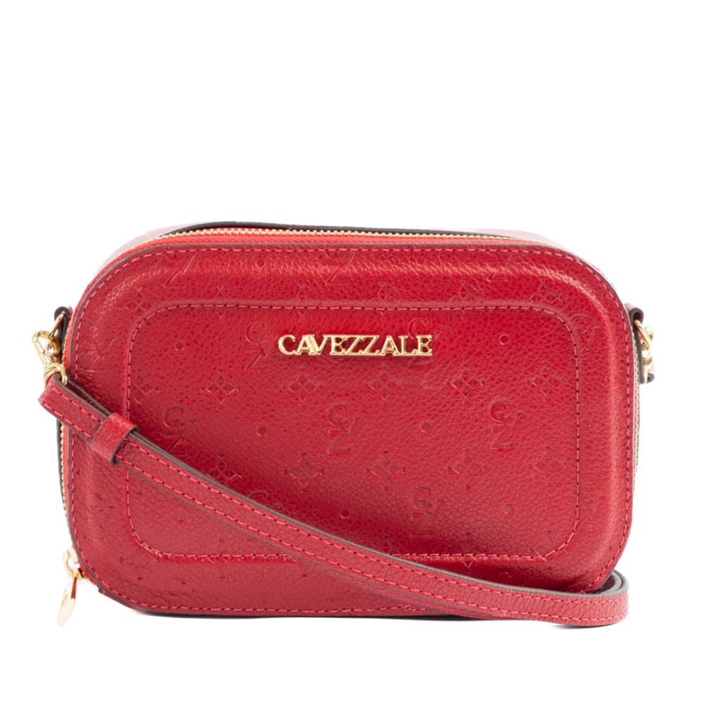 Bolsa de Couro La Fenice Floter Monograma Vermelho 104771