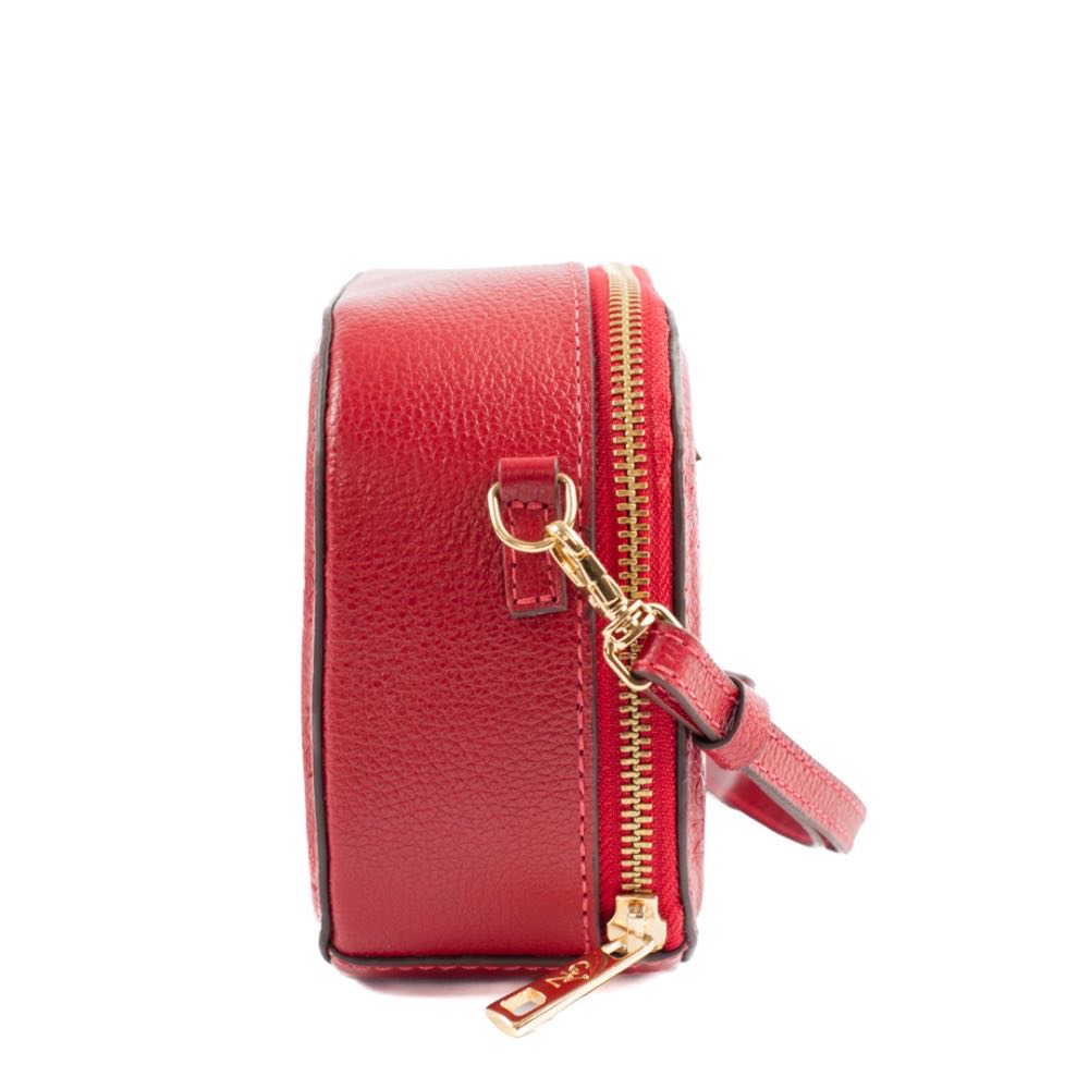 Bolsa de Couro La Fenice Floter Monograma Vermelho 104771