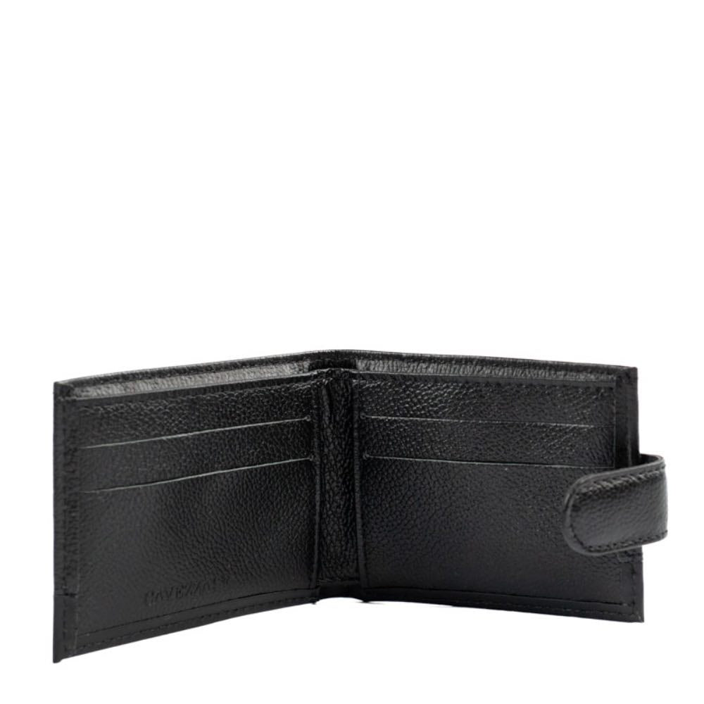 Carteira Couro Masculina Média La Fenice Preto 105026