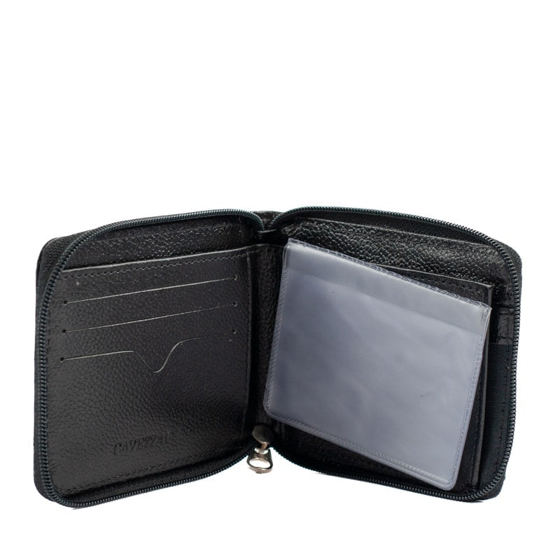 Carteira Couro Masculina Média La Fenice Preto 105027