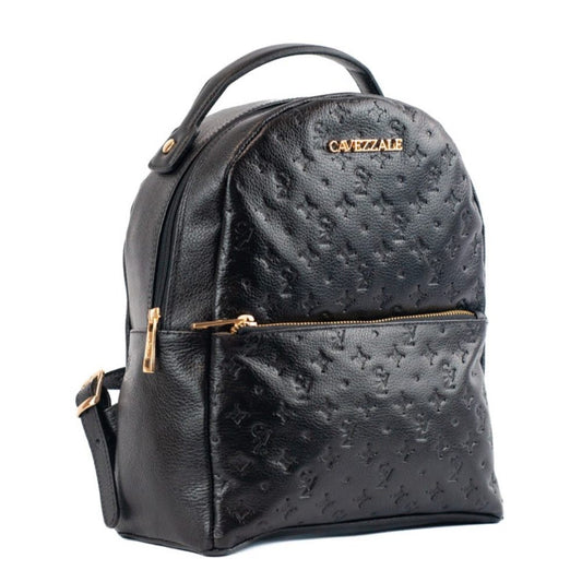 Mochila de Couro La Fenice Floter Monograma Preto 105046