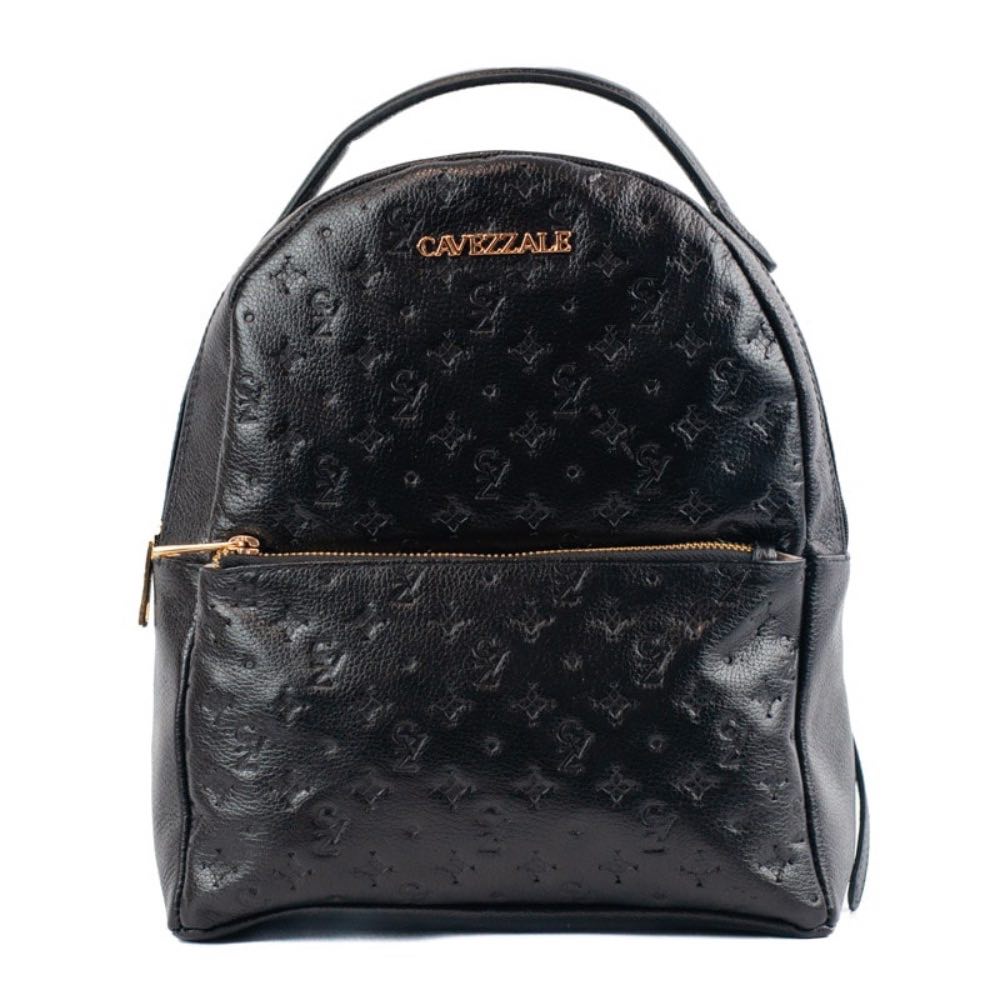 Mochila de Couro La Fenice Floter Monograma Preto 105046