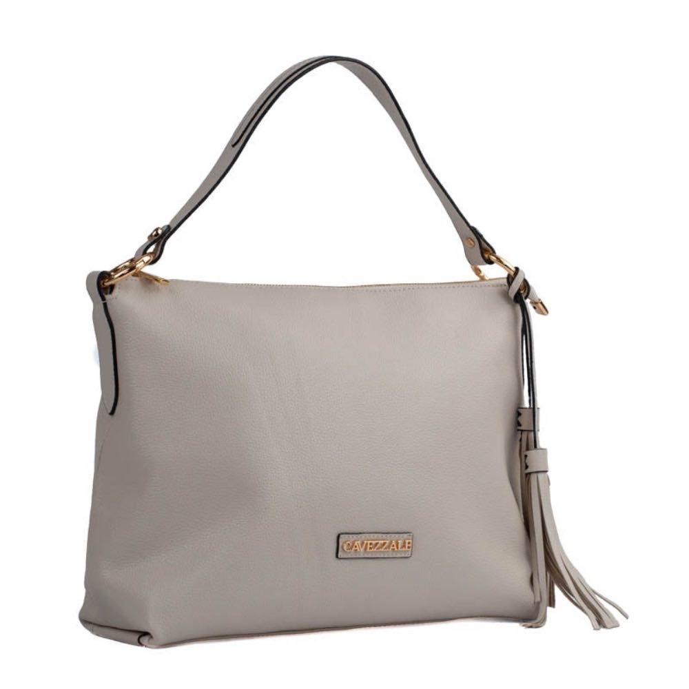 Bolsa Hobo Grande Couro Floter La Fenice Off White 105047