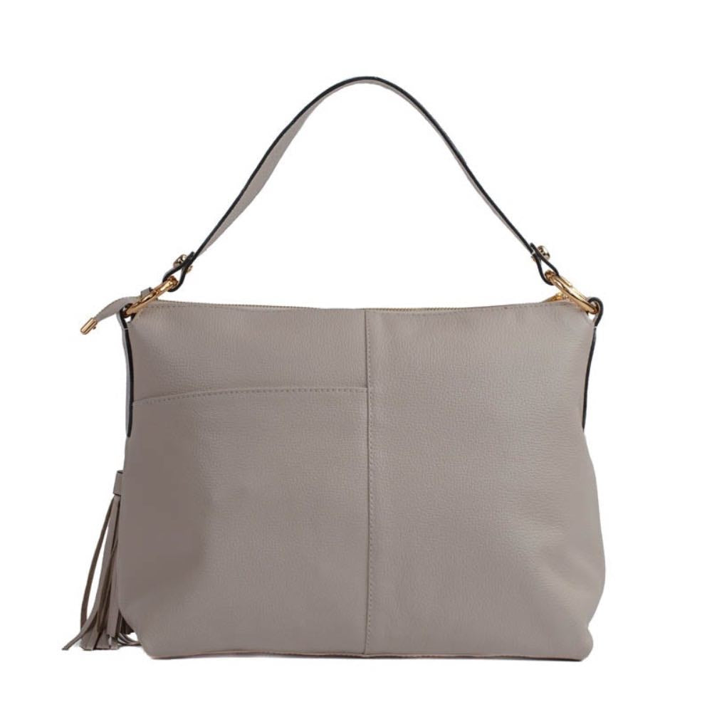Bolsa Hobo Grande Couro Floter La Fenice Off White 105047