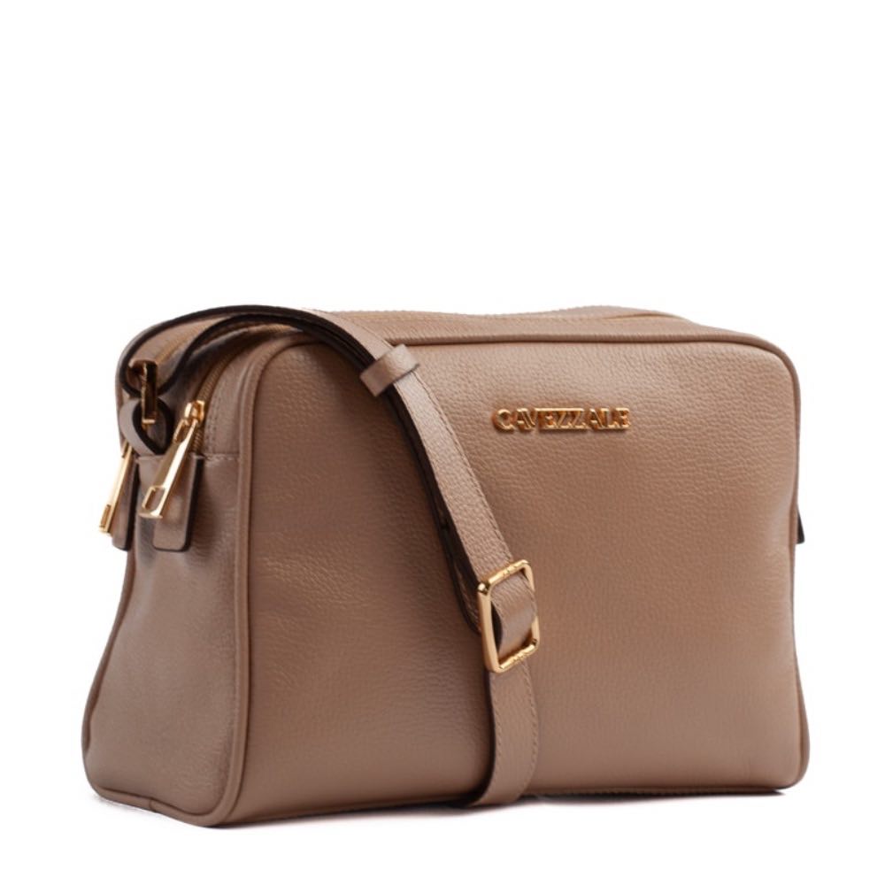 Bolsa Tiracolo Média de Couro Floter La Fenice Crepe 105052