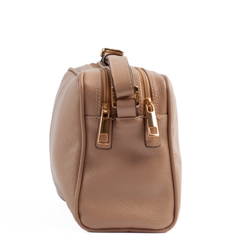 Bolsa Tiracolo Média de Couro Floter La Fenice Crepe 105052