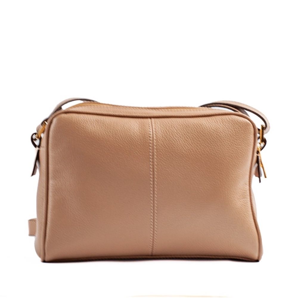 Bolsa Tiracolo Média de Couro Floter La Fenice Crepe 105052