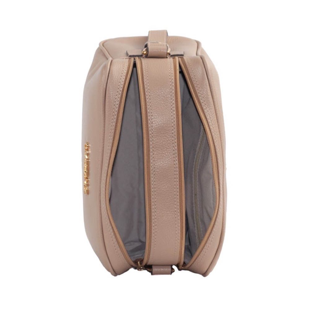 Bolsa Tiracolo Média de Couro Floter La Fenice Crepe 105052