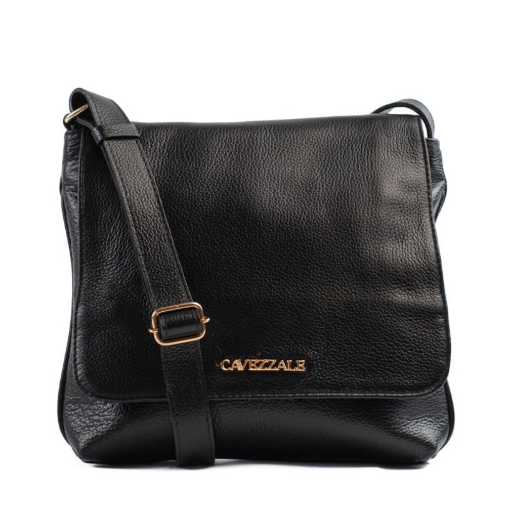 Bolsa Satchel Média de Couro Soft La Fenice Preto 105061