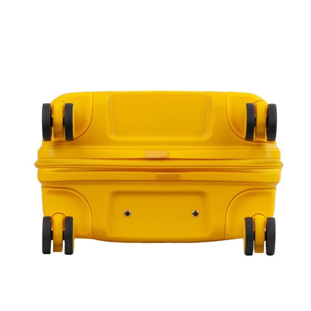 Mala de Viagem Pequena La Fenice com Zíper Antifurto Firenze Polipropileno Amarelo 105118