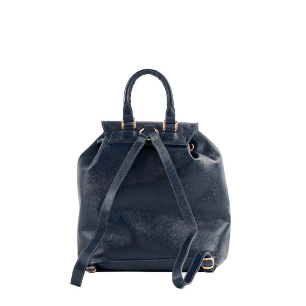 Mochila de Couro Floter La Fenice Monograma Marinho 105146