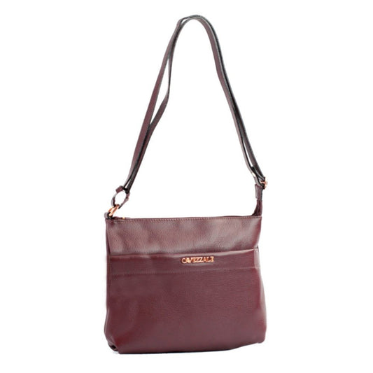 Bolsa Tiracolo Média de Couro Floter La Fenice Burgundy 105308