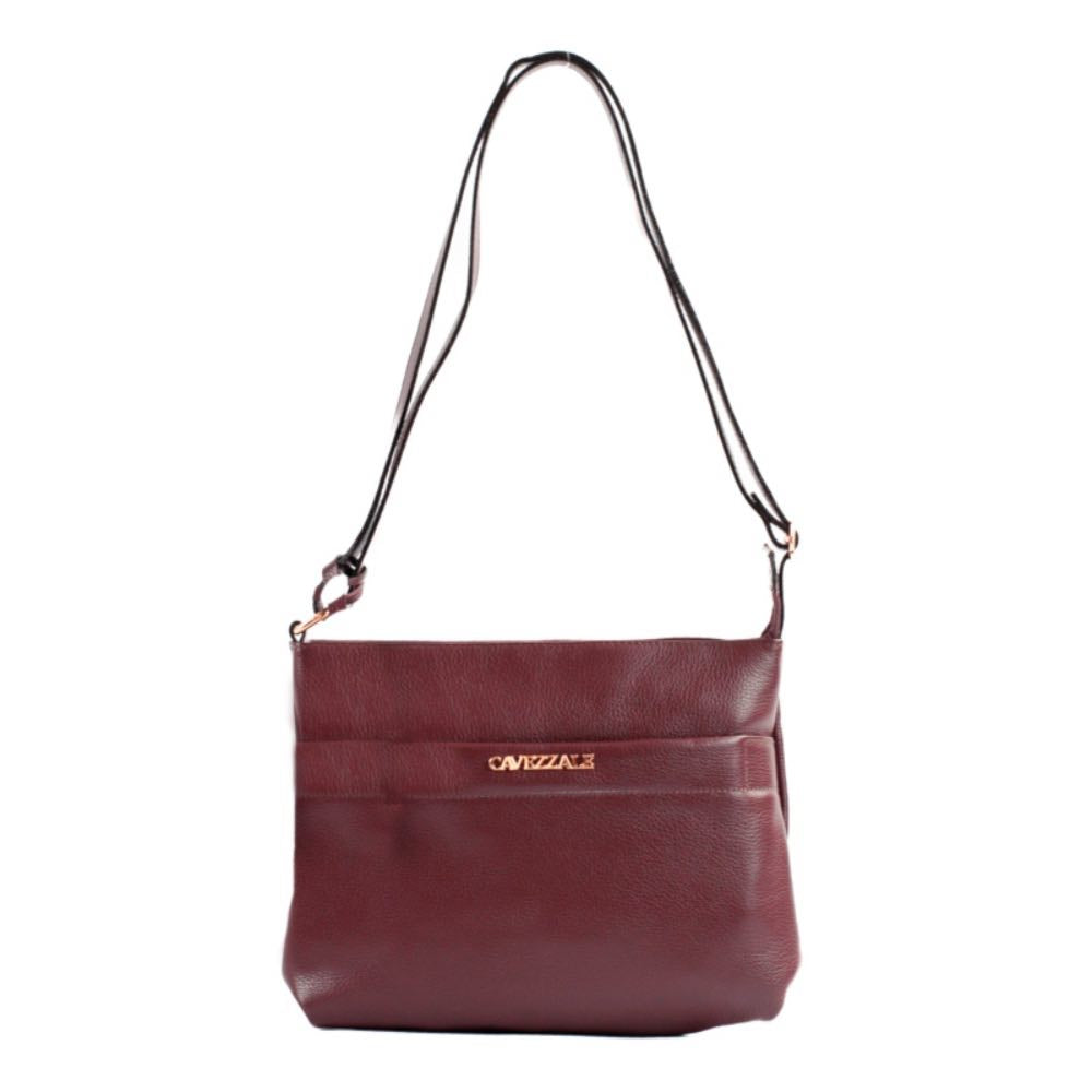 Bolsa Tiracolo Média de Couro Floter La Fenice Burgundy 105308