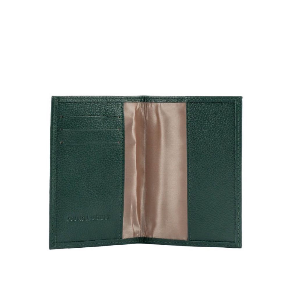 Porta Passaporte de Couro Fly Feminino La Fenice Musgo 105313