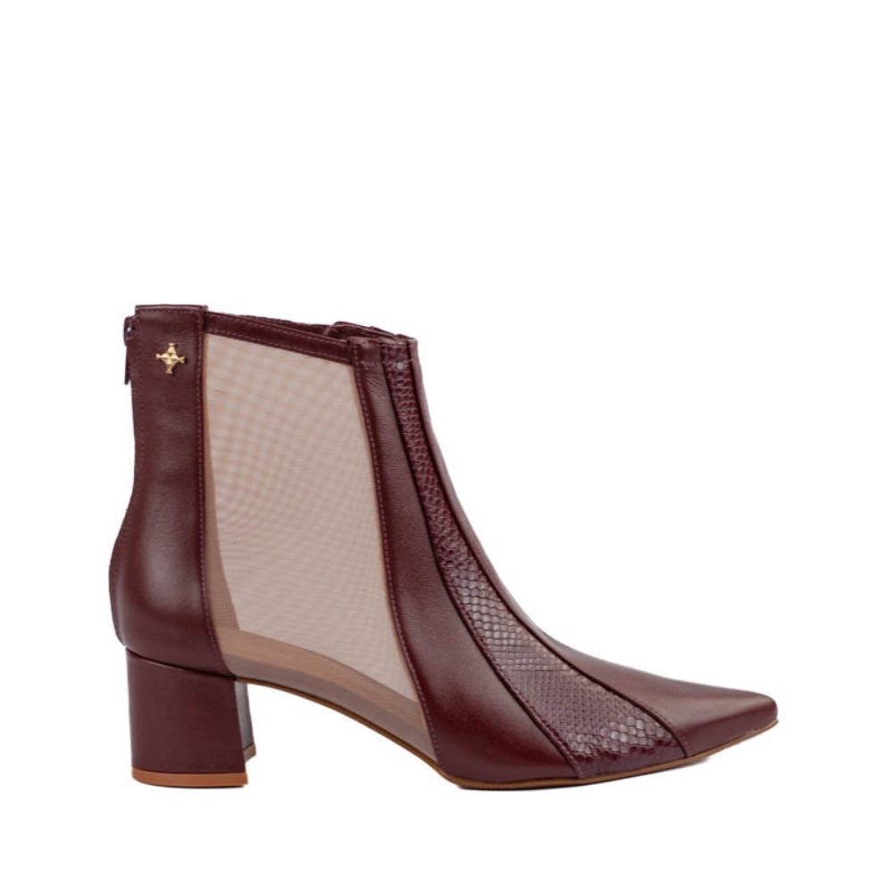 Bota de Couro Veneto La Fenice Malbec 105098