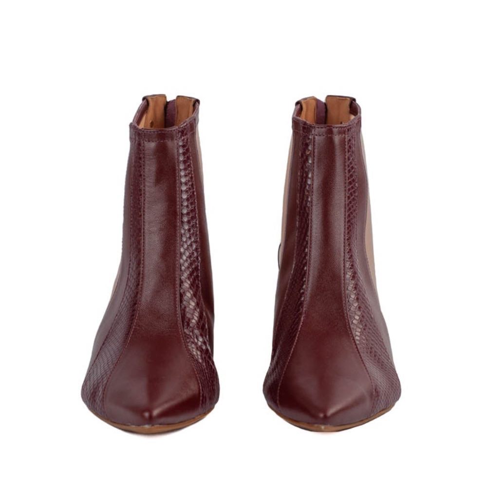 Bota de Couro Veneto La Fenice Malbec 105098