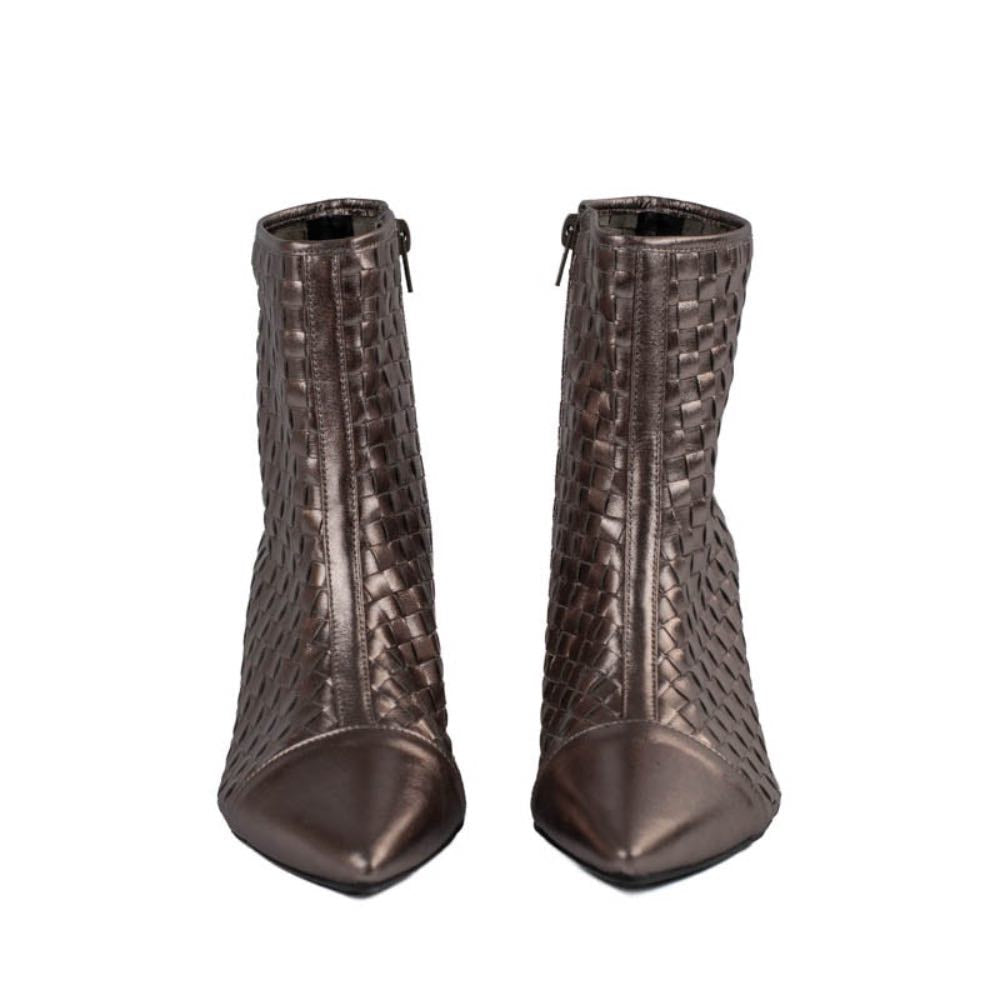 Bota de Couro Cristal La Fenice Onix 105099