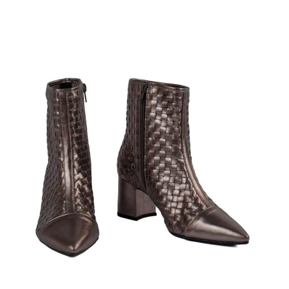 Bota de Couro Cristal La Fenice Onix 105099