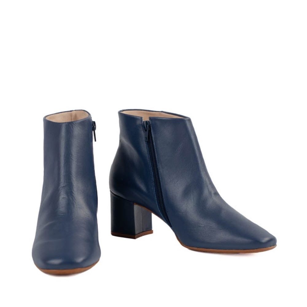 Bota de Couro La Fenice Veneto Marinho 105163