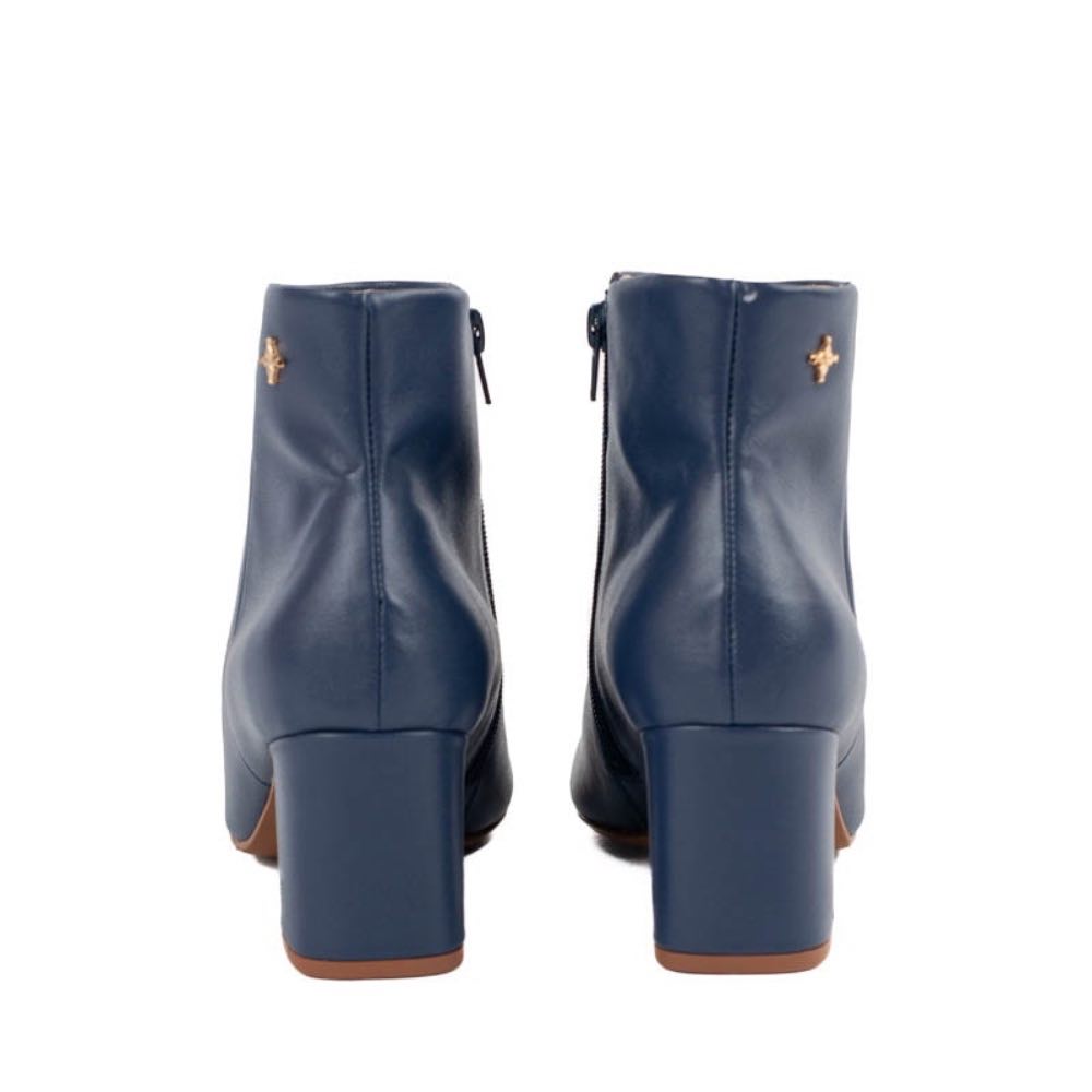 Bota de Couro La Fenice Veneto Marinho 105163