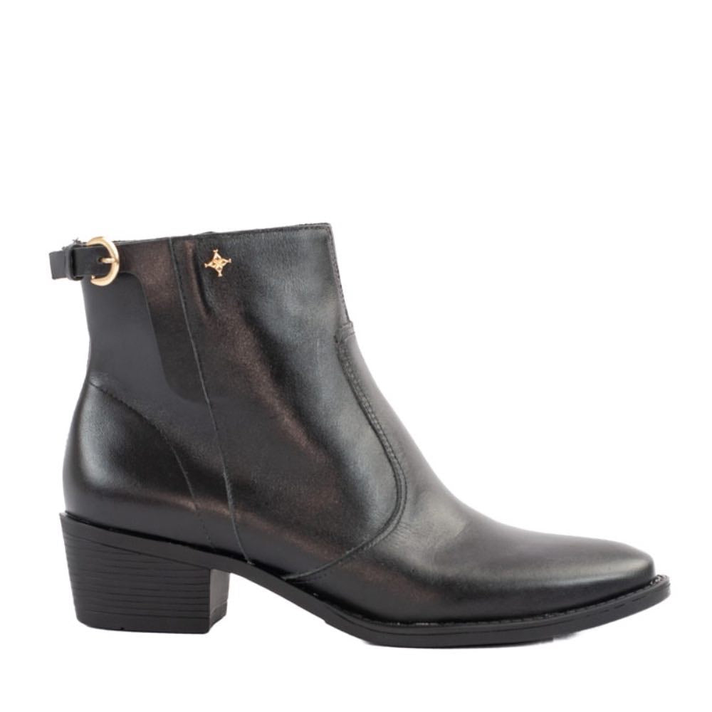 Bota de Couro Milano La Fenice Preto 105198
