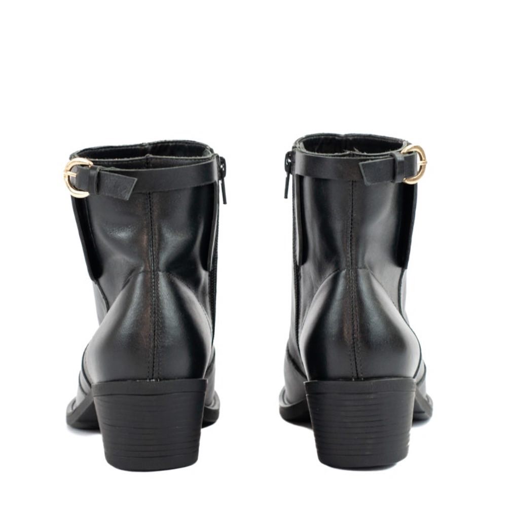 Bota de Couro Milano La Fenice Preto 105198