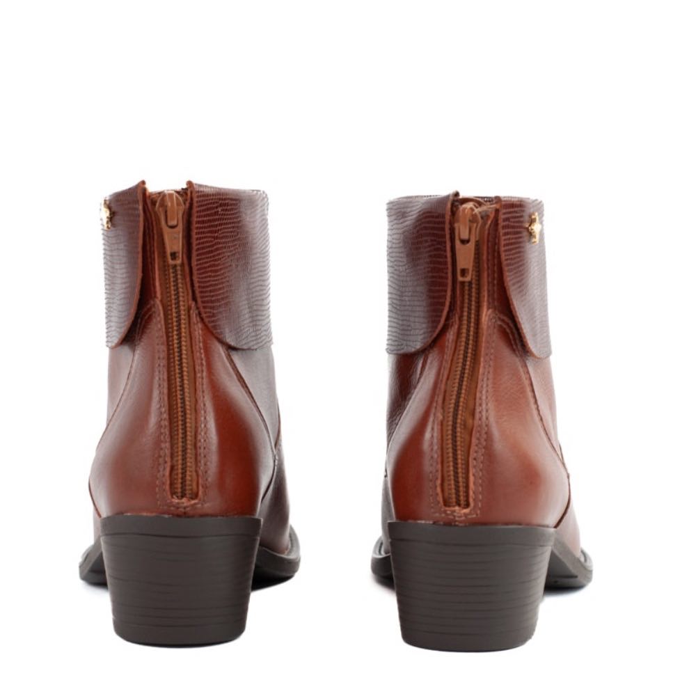 Bota de Couro La Fenice Flow Cedro 105199