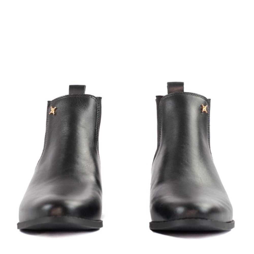 Bota de Couro La Fenice Milano Preto 105268