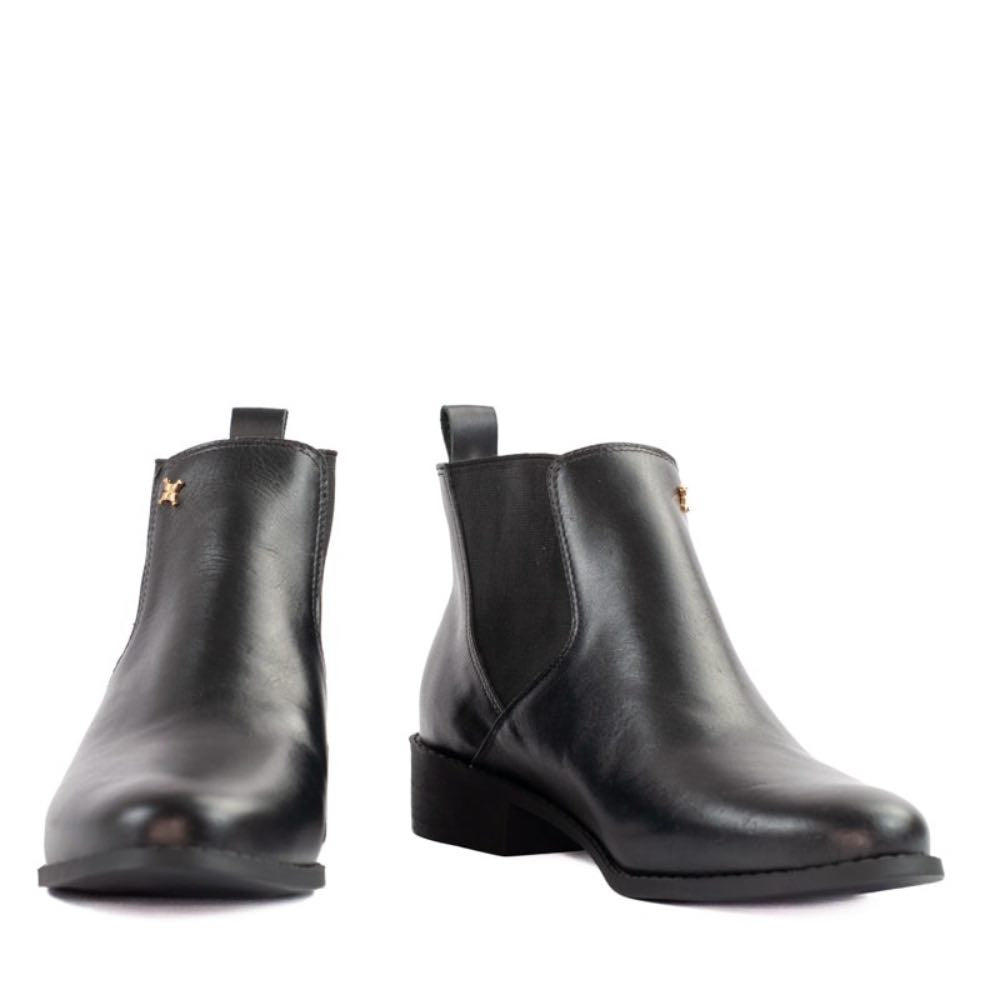 Bota de Couro La Fenice Milano Preto 105268