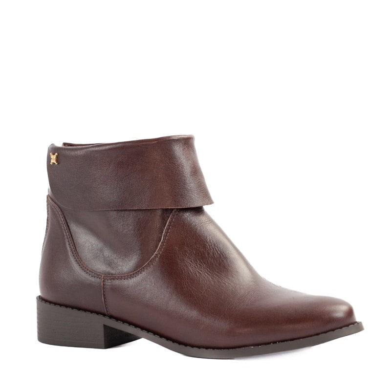 Bota de Couro La Fenice Milano Nutella 105269