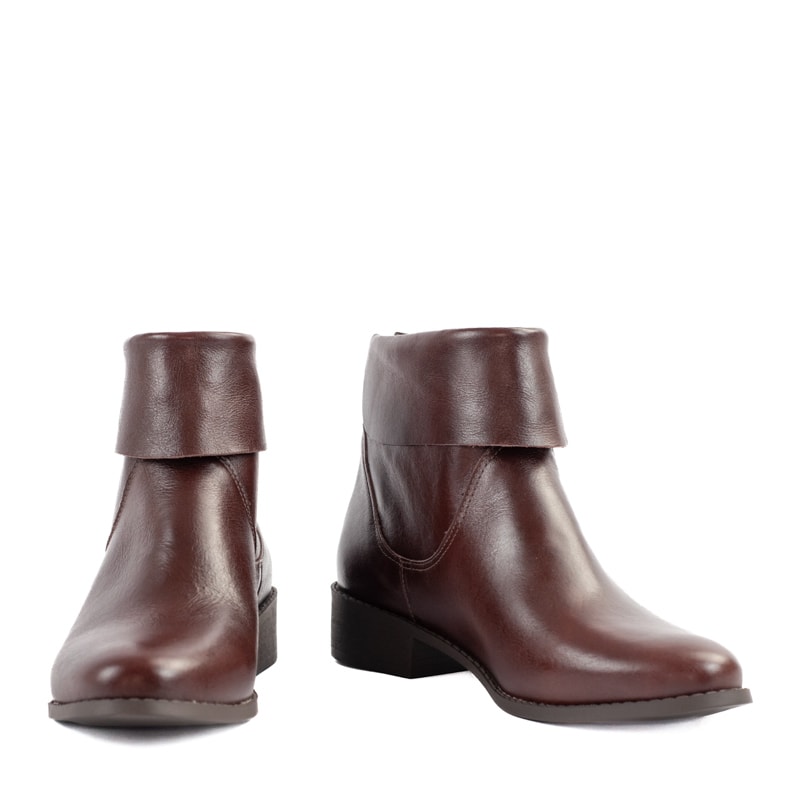 Bota de Couro La Fenice Milano Nutella 105269