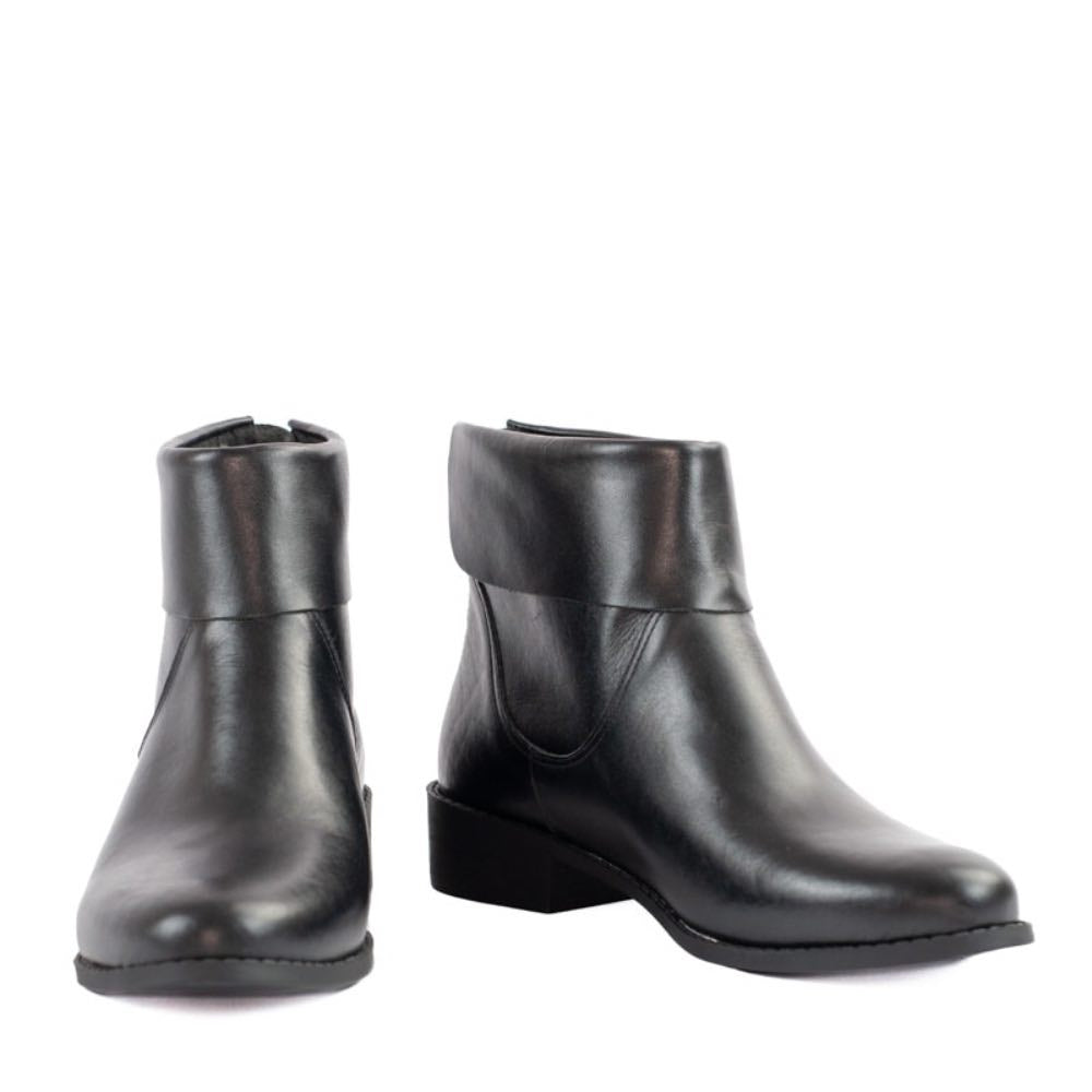 Bota de Couro La Fenice Milano Preto 105269