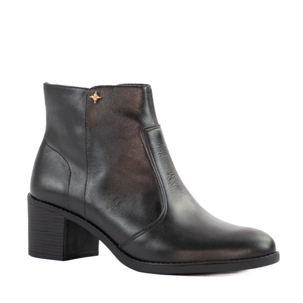 Bota de Couro La Fenice Vegetal Preto 105270