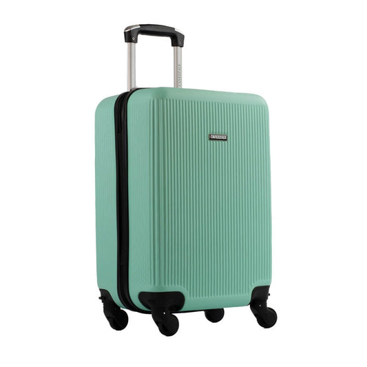 Mala de Bordo La Fenice com Zíper Antifurto Capri ABS Verde 101716
