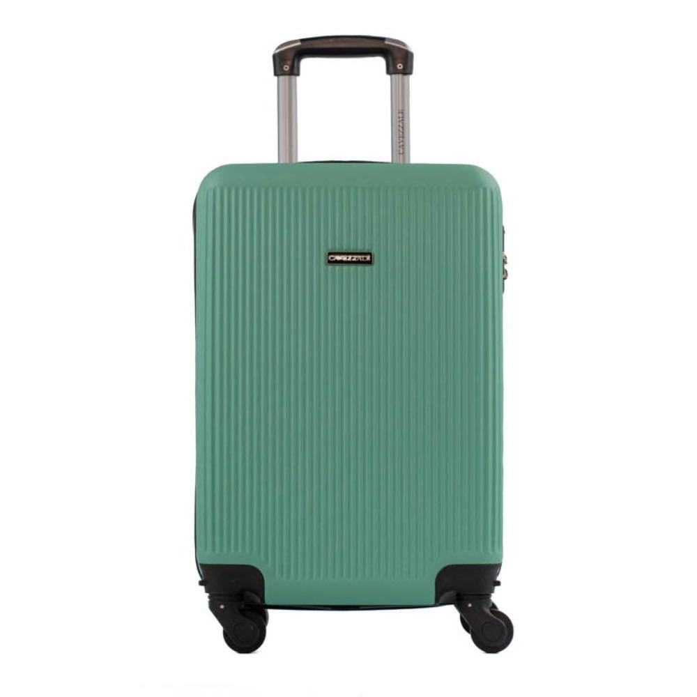 Mala de Bordo La Fenice com Zíper Antifurto Capri ABS Verde 101716