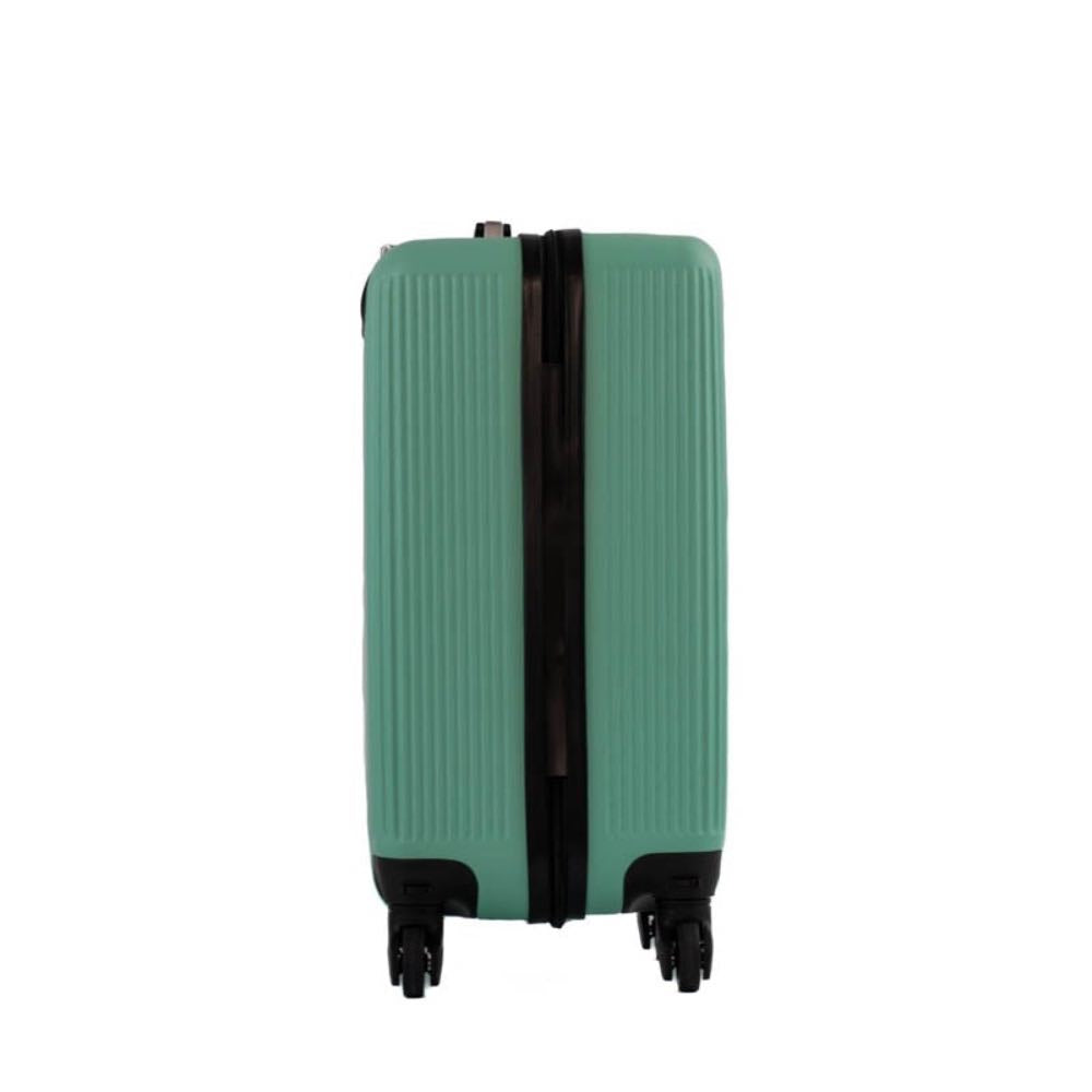 Mala de Bordo La Fenice com Zíper Antifurto Capri ABS Verde 101716