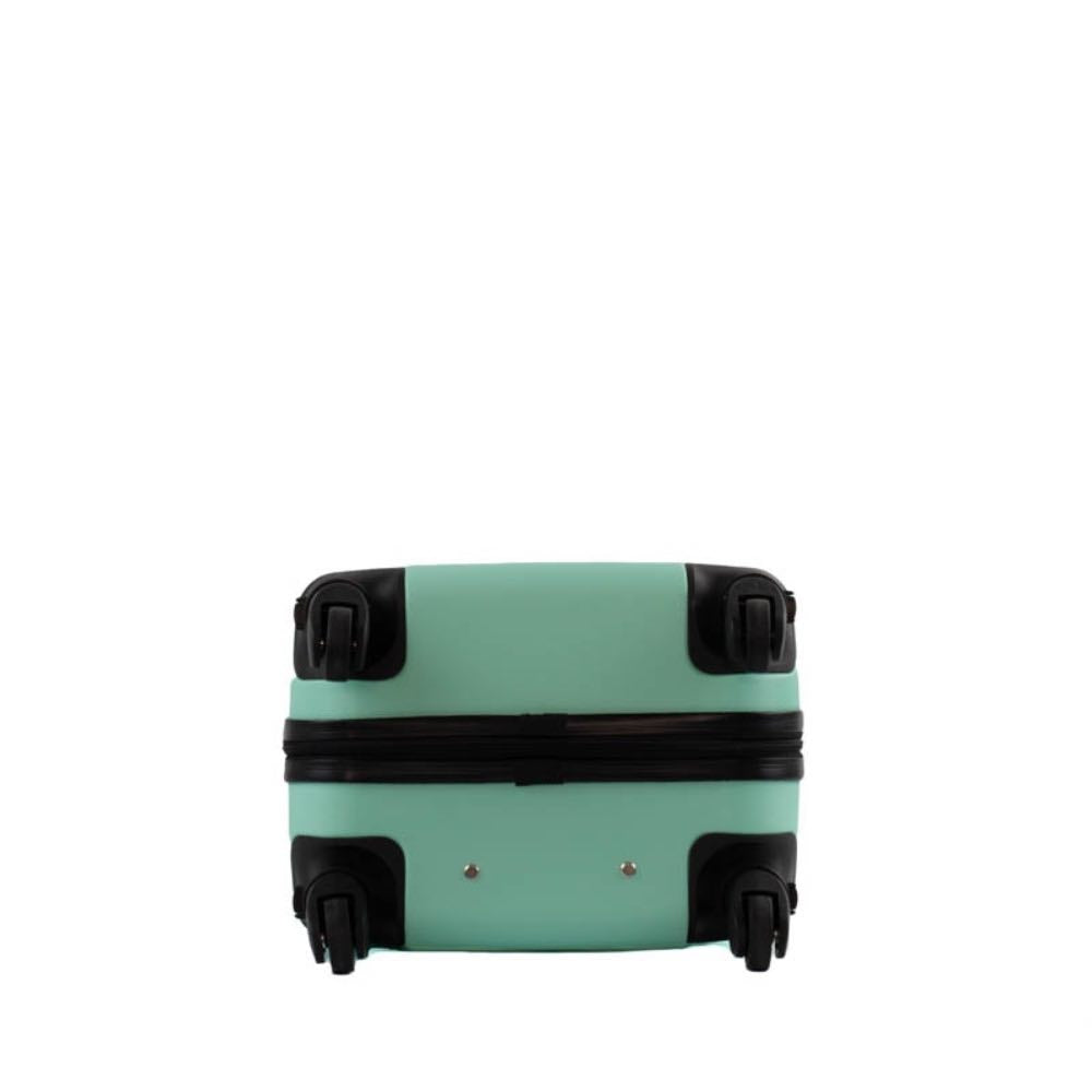 Mala de Bordo La Fenice com Zíper Antifurto Capri ABS Verde 101716