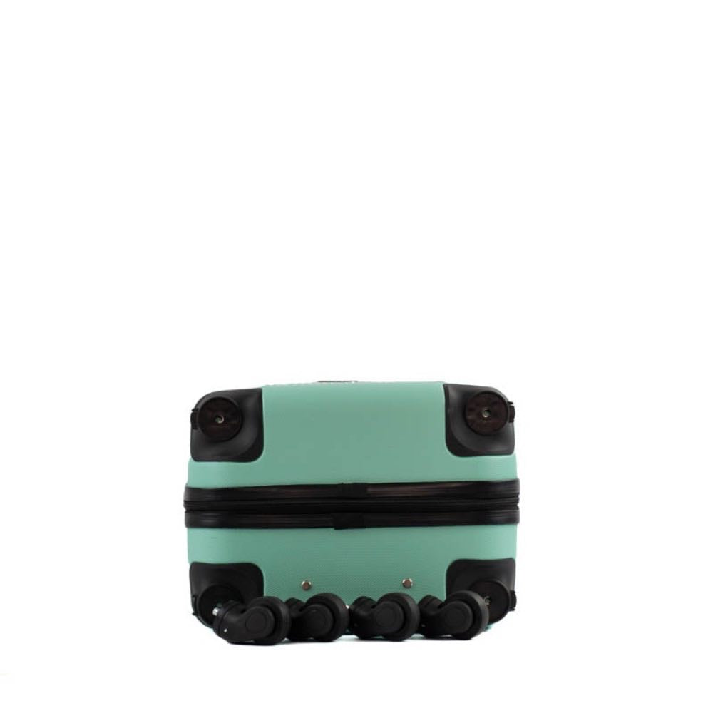 Mala de Bordo La Fenice com Zíper Antifurto Capri ABS Verde 101716