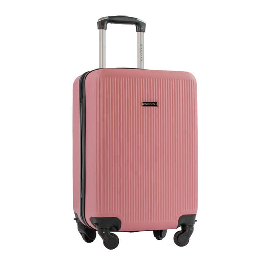 Mala de Bordo La Fenice com Zíper Antifurto Capri ABS Rose 101716