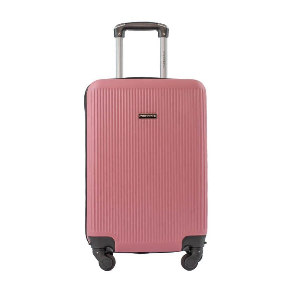 Mala de Bordo La Fenice com Zíper Antifurto Capri ABS Rose 101716