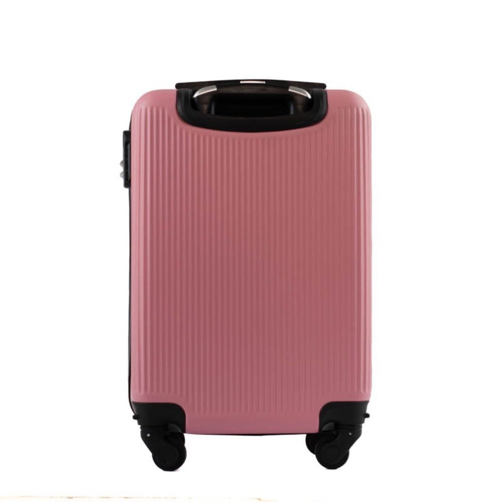 Mala de Bordo La Fenice com Zíper Antifurto Capri ABS Rose 101716