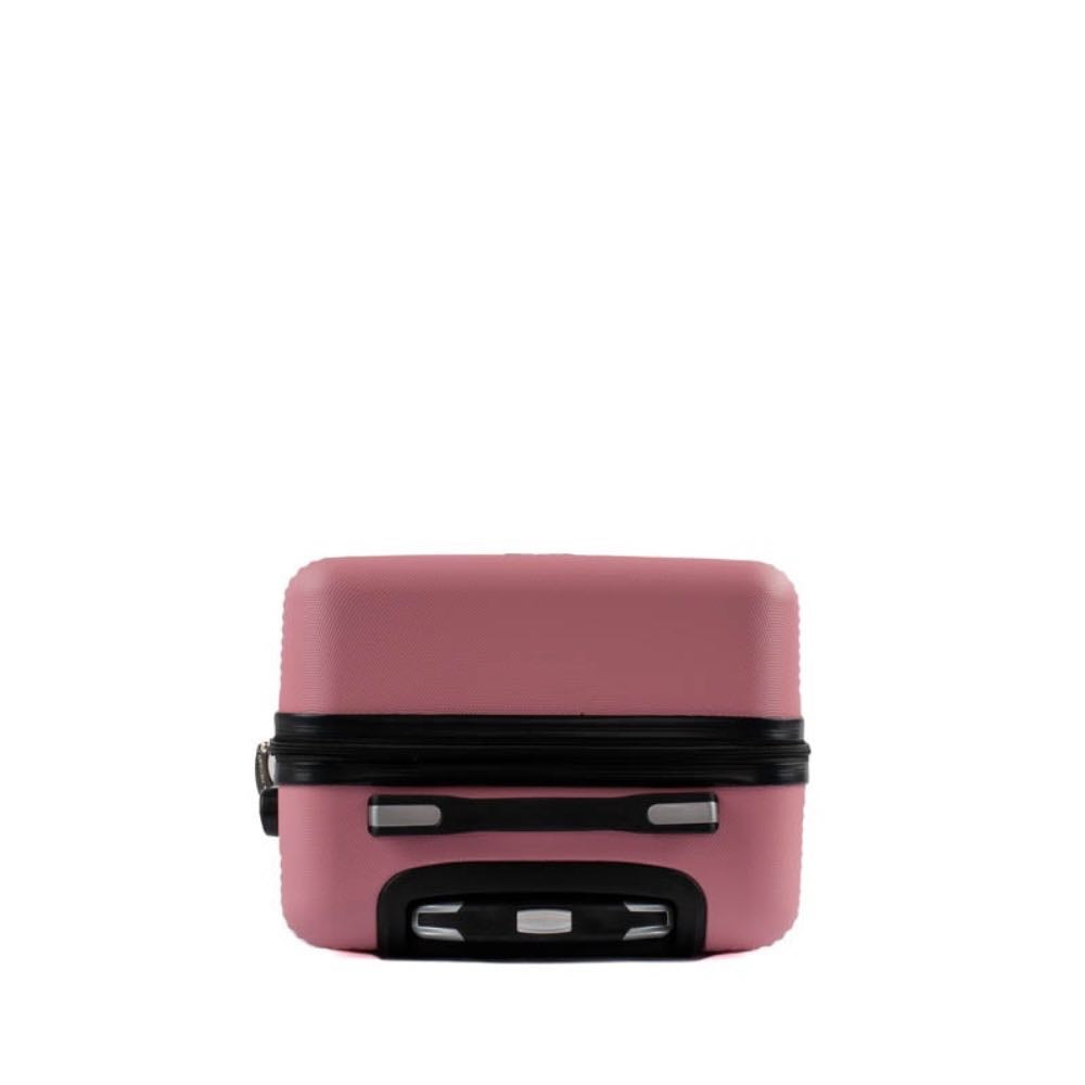 Mala de Bordo La Fenice com Zíper Antifurto Capri ABS Rose 101716