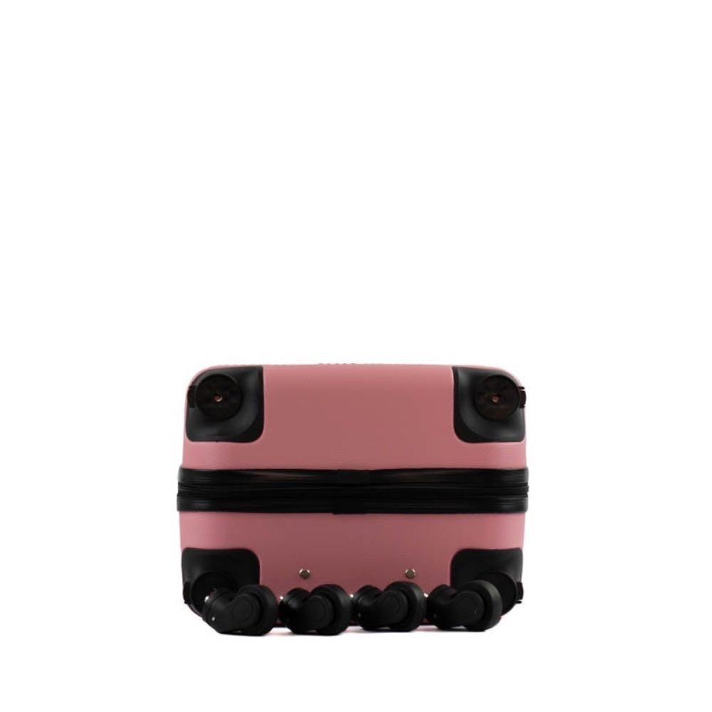 Mala de Bordo La Fenice com Zíper Antifurto Capri ABS Rose 101716