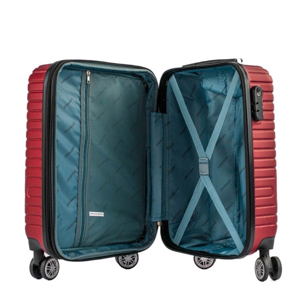 Mala de Viagem Pequena La Fenice Milano Plus ABS Vermelho 105204