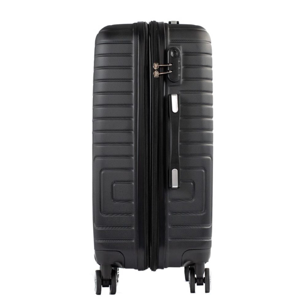 Mala de Viagem Média La Fenice Milano Plus ABS Preto 105205