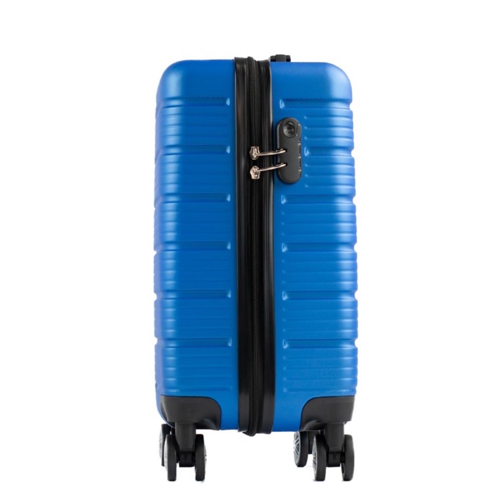 Mala de Bordo 10 Kg ABS 4 Rodas Antifurto La Fenice Sorrento Plus Azul 105130